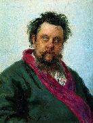 Ilya Repin Composer Modest Mussorgsky oil painting reproduction